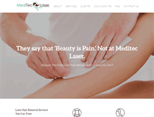 Tablet Screenshot of mediteclaser.com.au